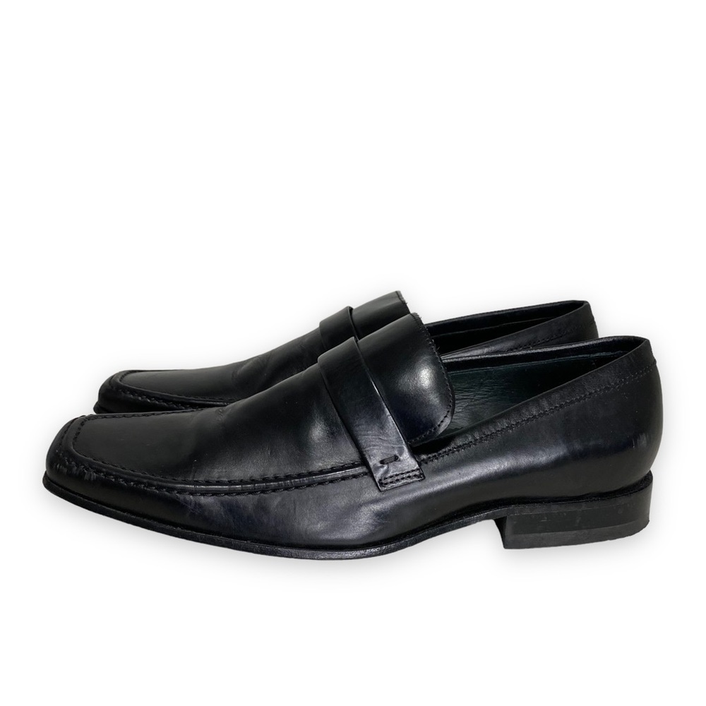 Zara - Black Leather Loafer - Mens 40
